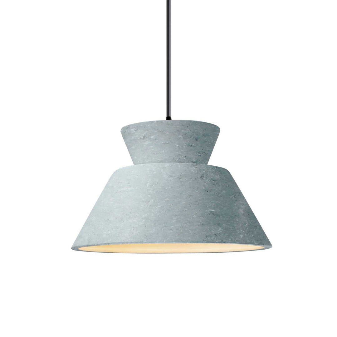 Radiance One Light Pendant in Concrete Justice Designs