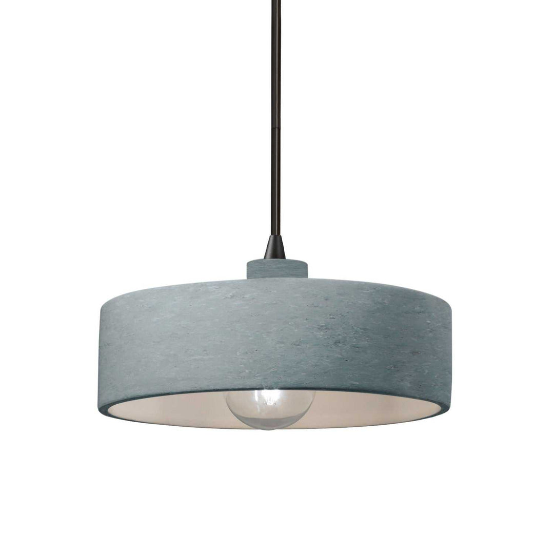 Radiance One Light Pendant in Concrete Justice Designs