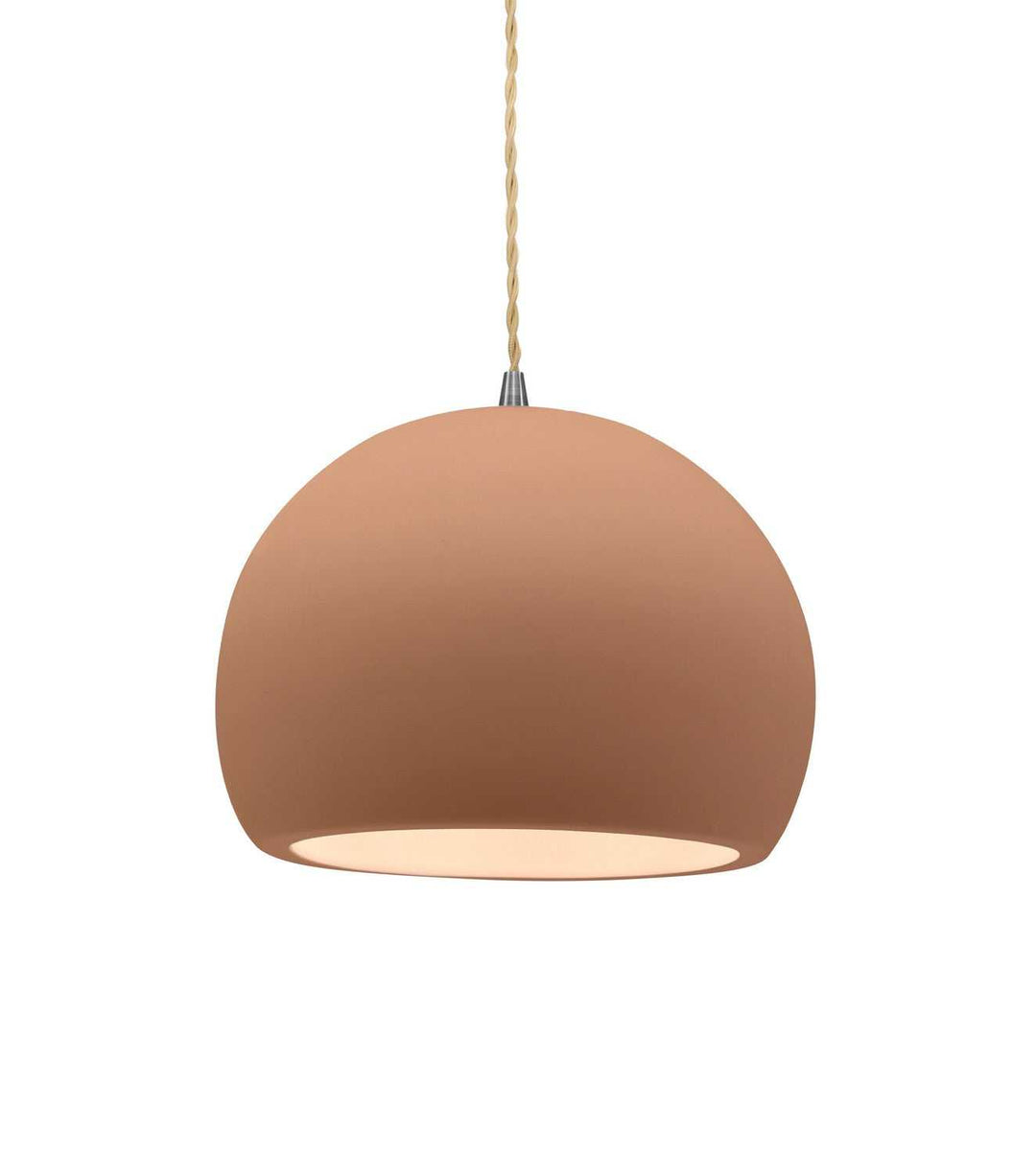Radiance One Light Pendant in Adobe Justice Designs