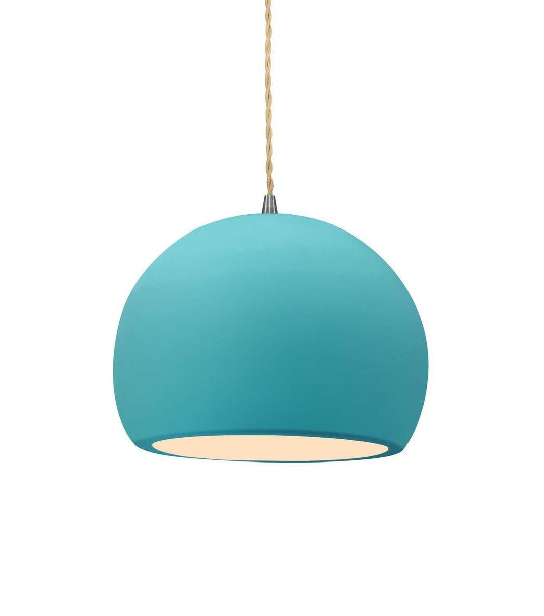 Radiance One Light Pendant in Reflecting Pool Justice Designs