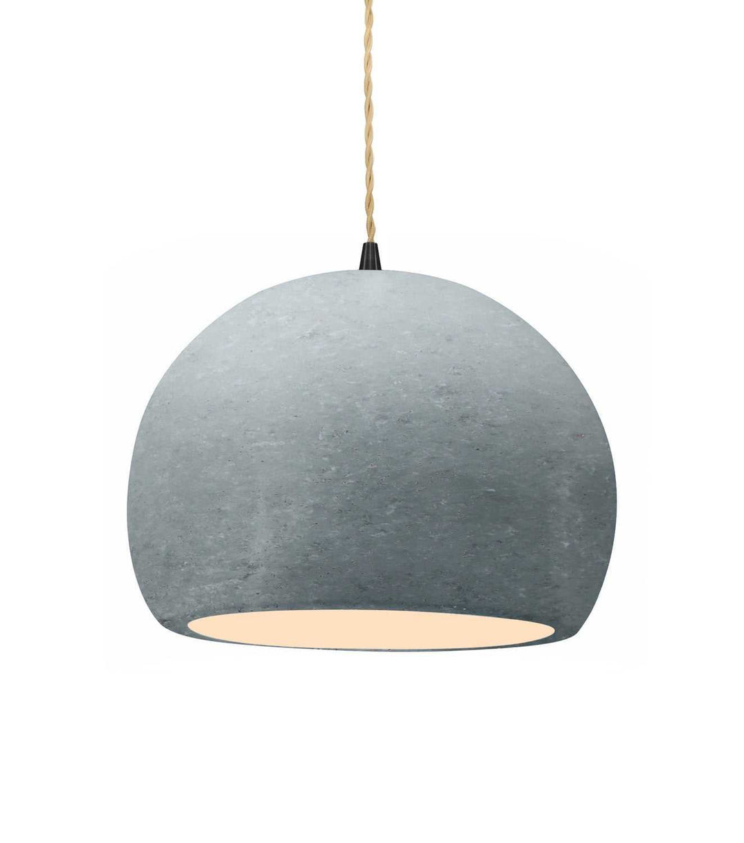 Radiance One Light Pendant in Concrete Justice Designs