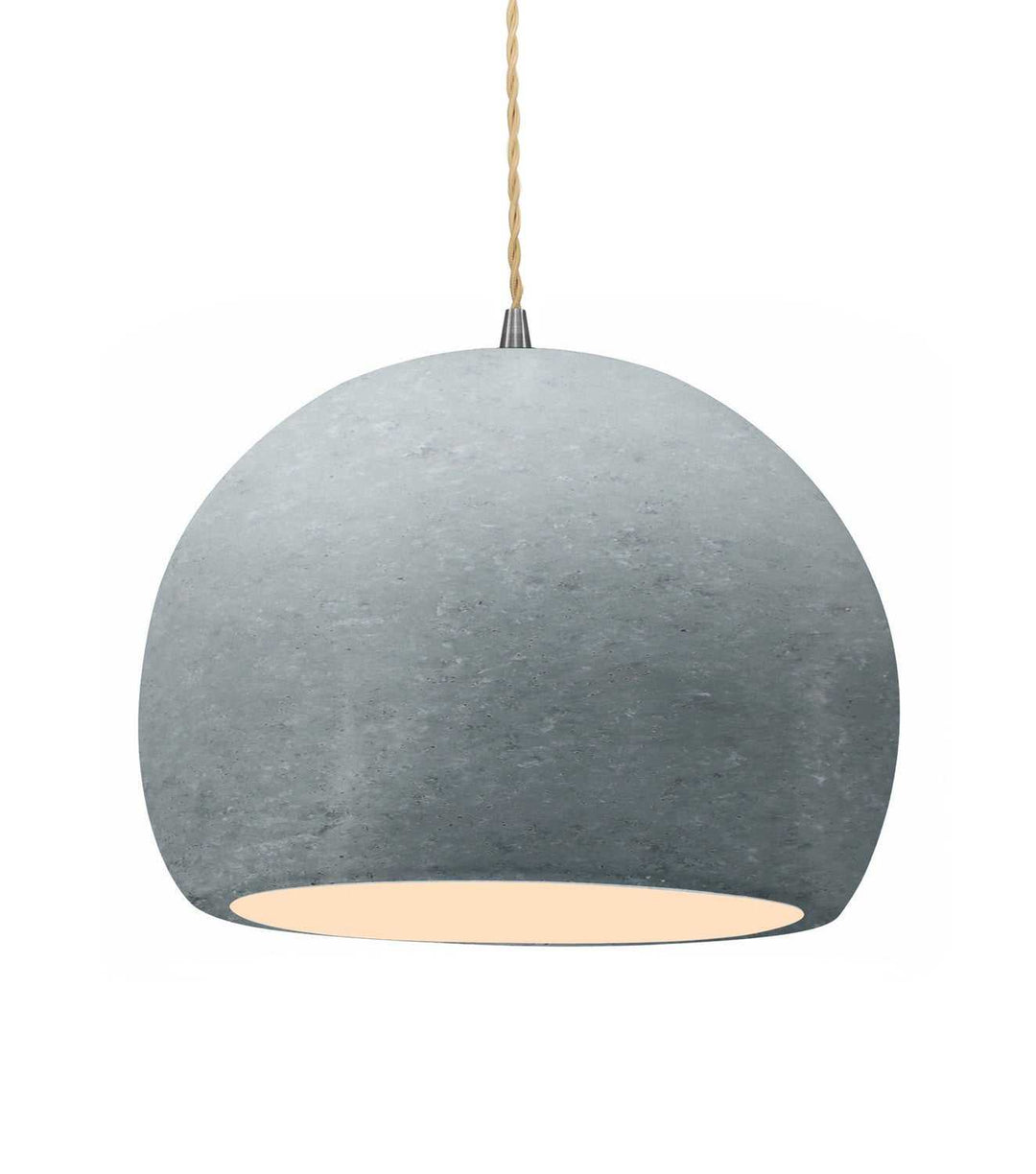Radiance One Light Pendant in Concrete Justice Designs