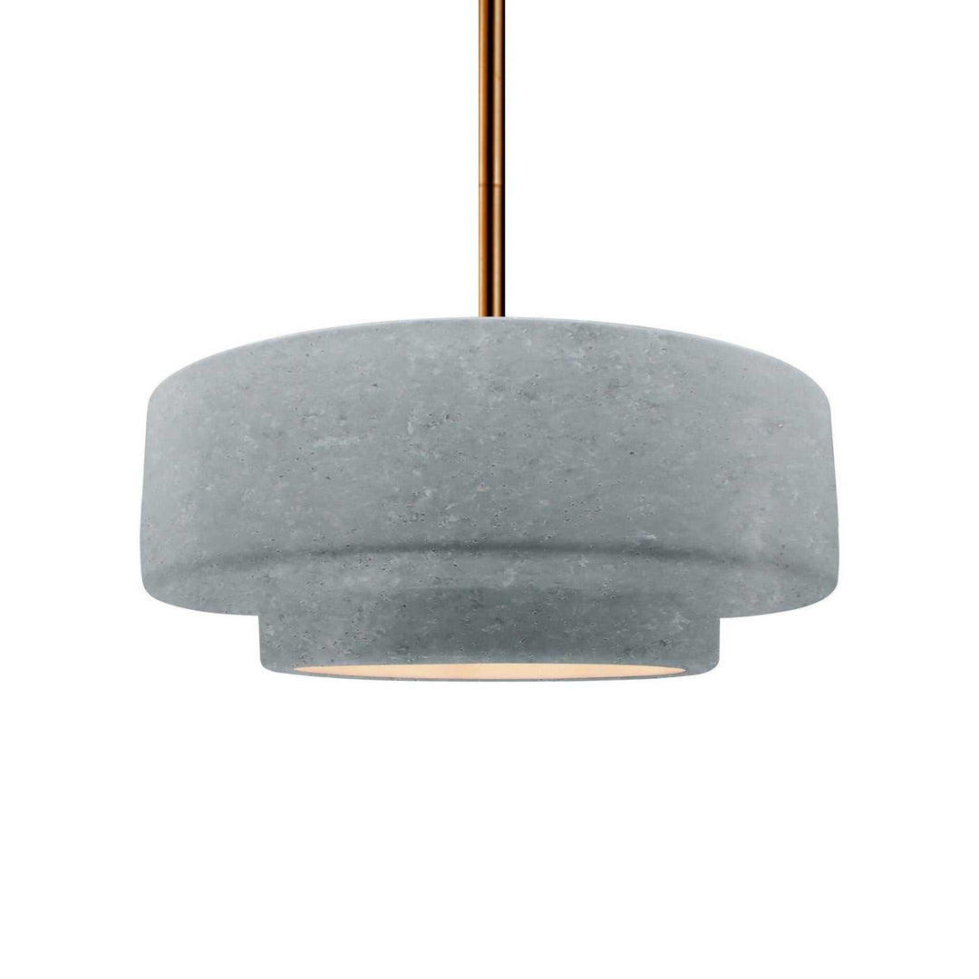Radiance One Light Pendant in Concrete Justice Designs