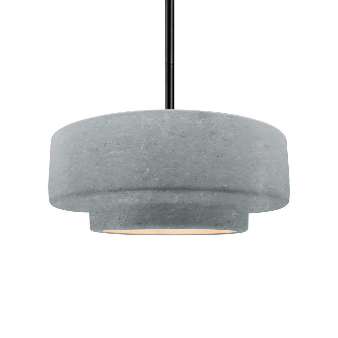 Radiance One Light Pendant in Concrete Justice Designs