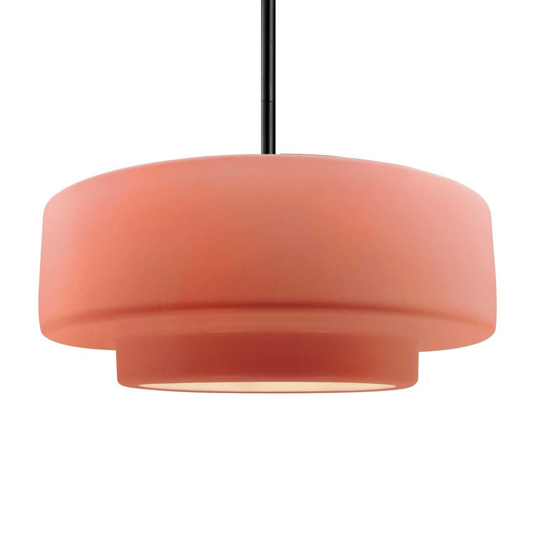 Radiance One Light Pendant in Gloss Blush Justice Designs