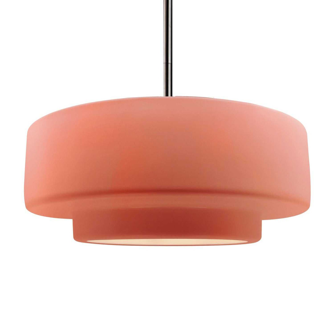 Radiance One Light Pendant in Gloss Blush Justice Designs