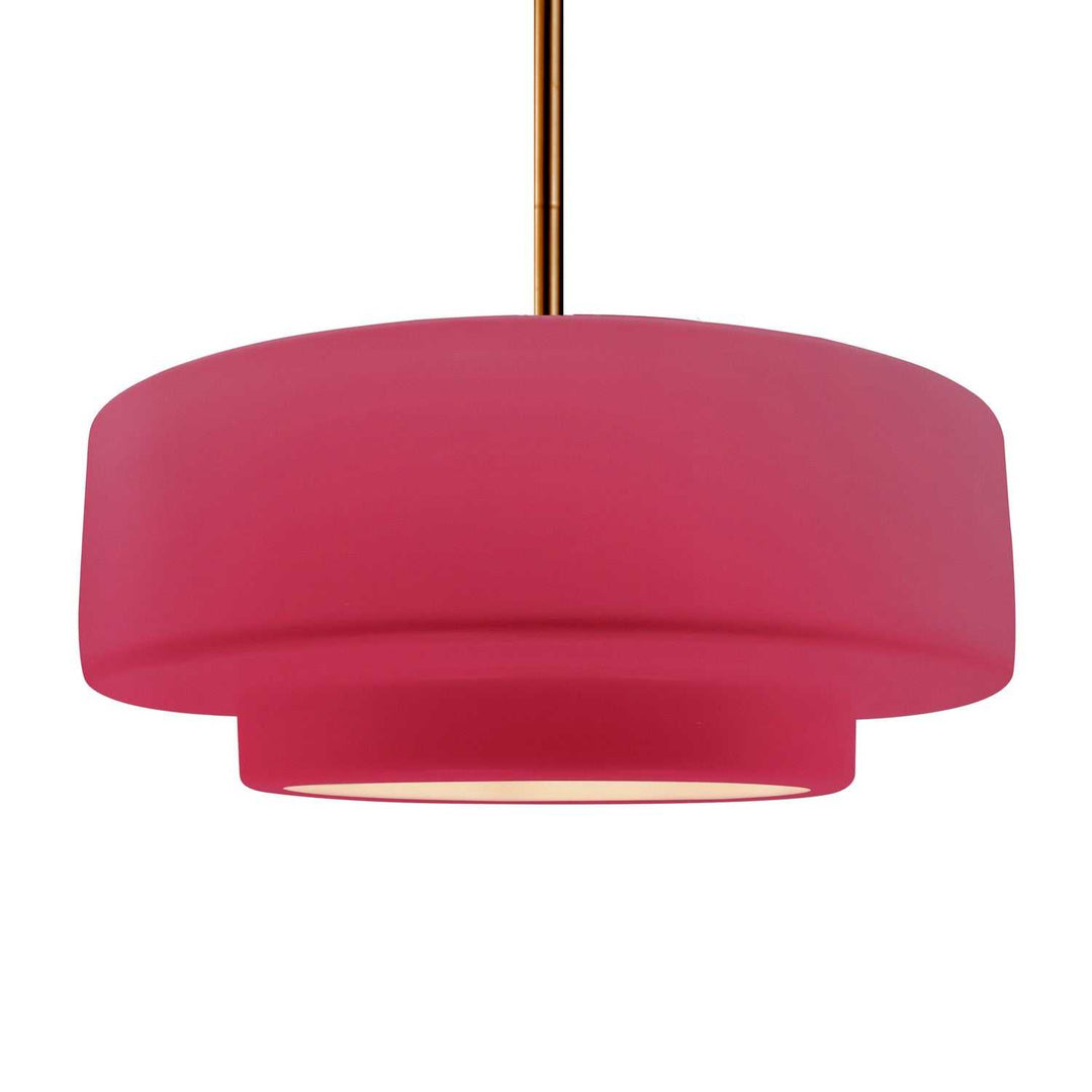 Radiance One Light Pendant in Cerise Justice Designs