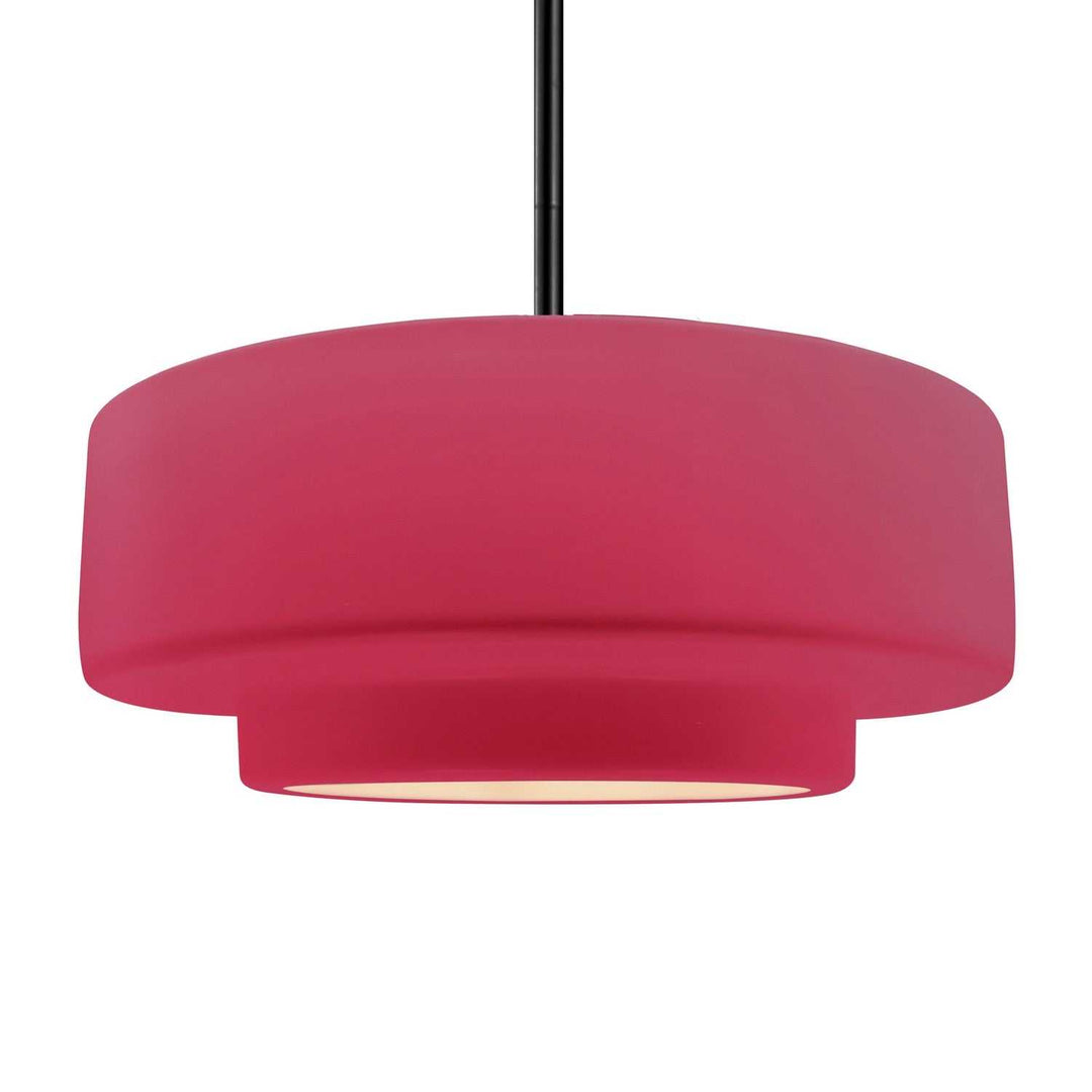 Radiance One Light Pendant in Cerise Justice Designs