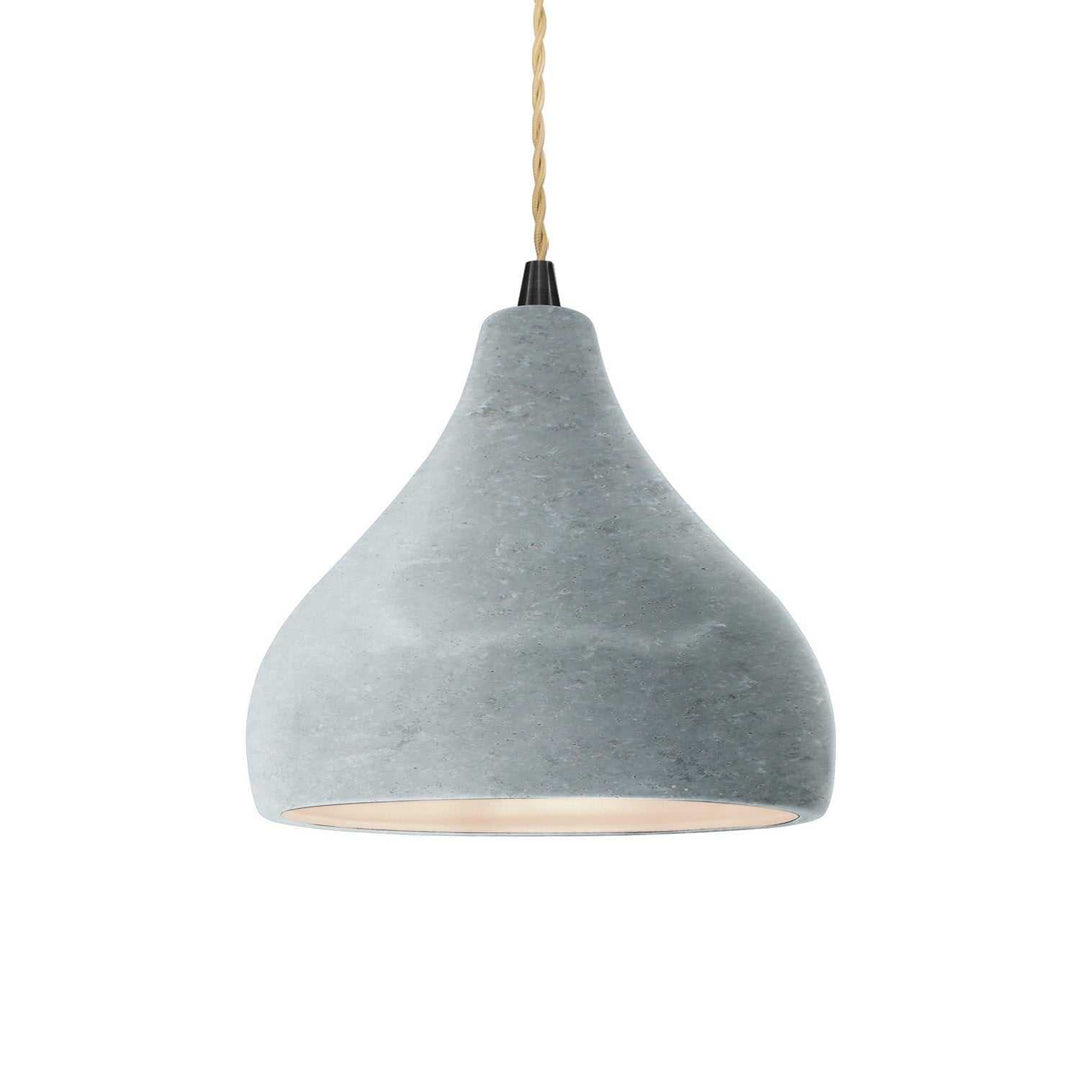 Radiance One Light Pendant in Concrete Justice Designs
