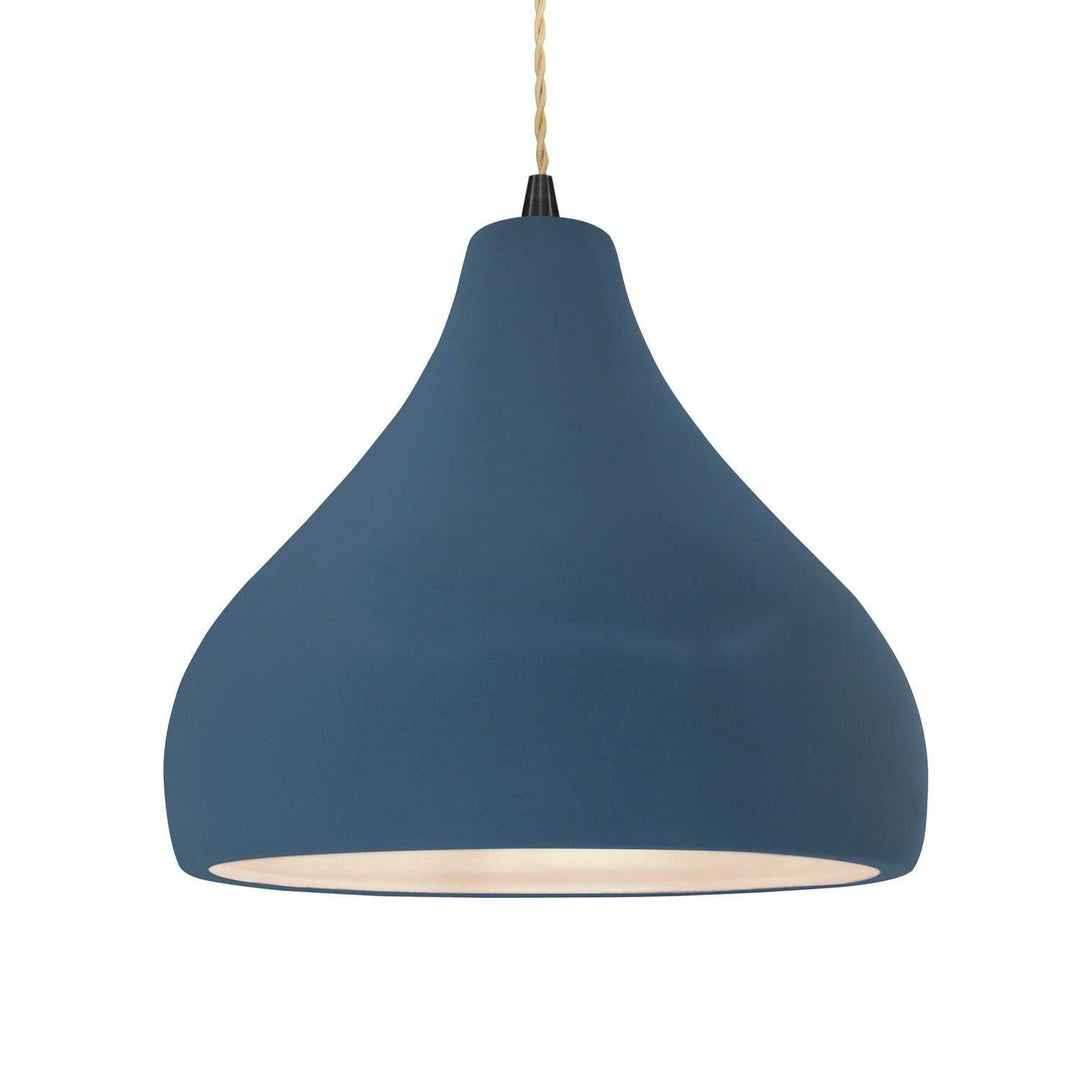 Radiance One Light Pendant in Midnight Sky Justice Designs