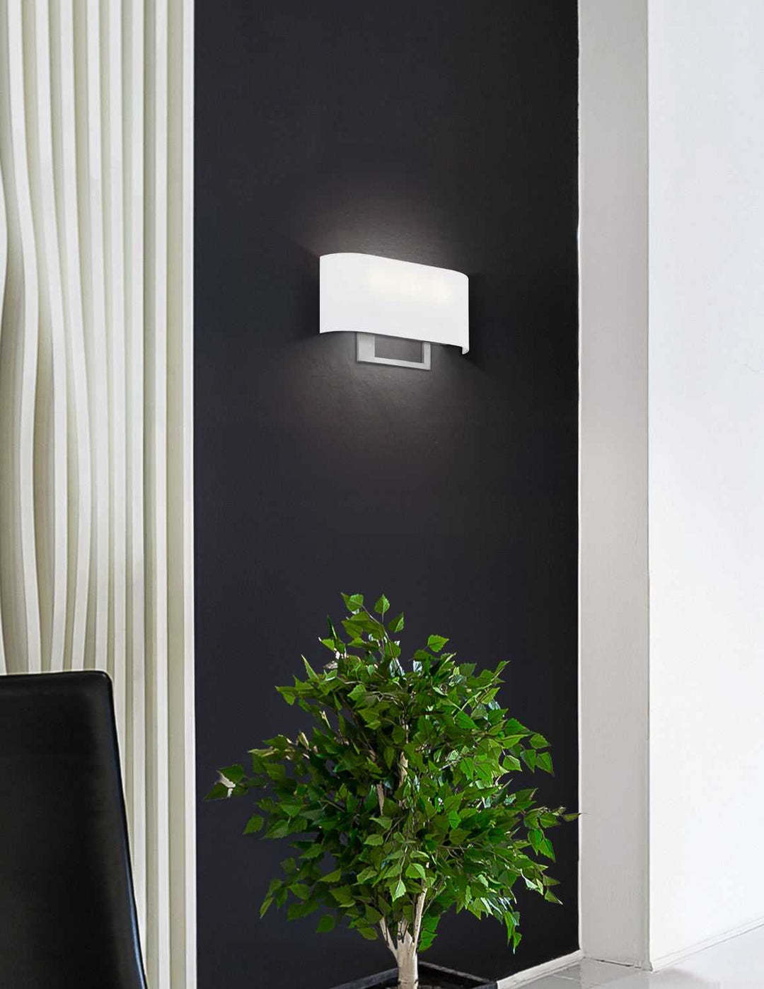 Textile Three Light Wall Sconce in Brushed Nickel Justice Designs