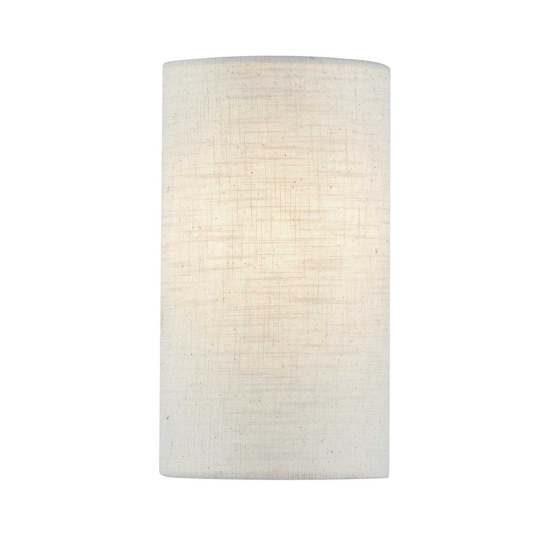 Textile One Light Wall Sconce Justice Designs