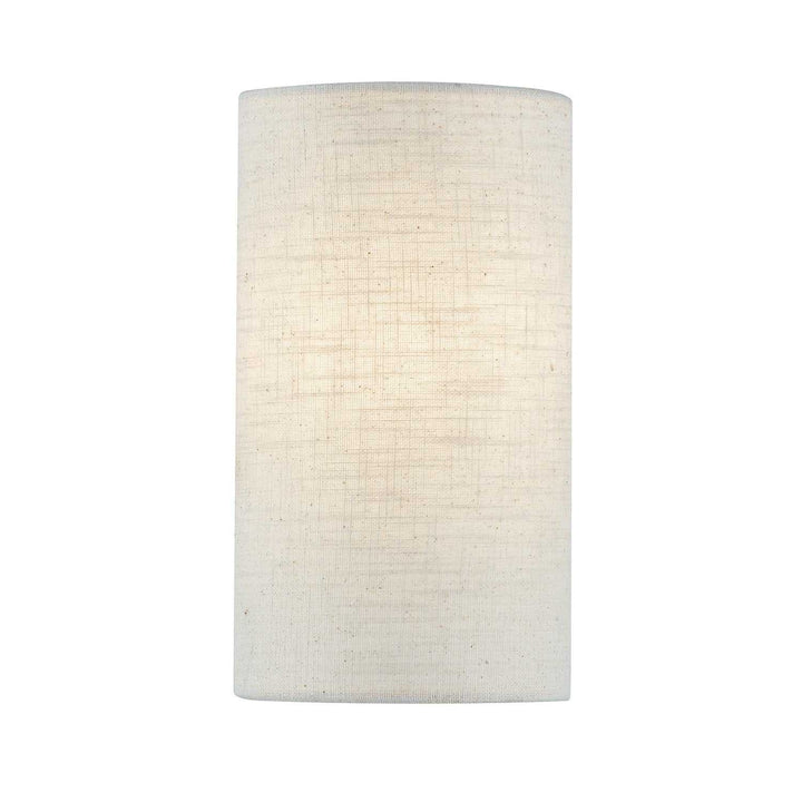 Textile One Light Wall Sconce Justice Designs