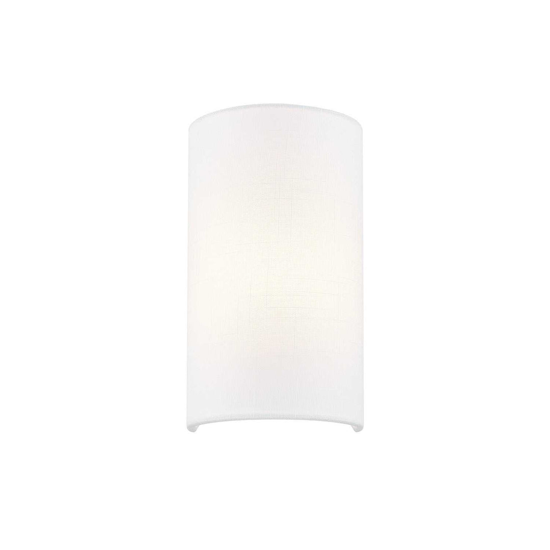 Textile One Light Wall Sconce Justice Designs