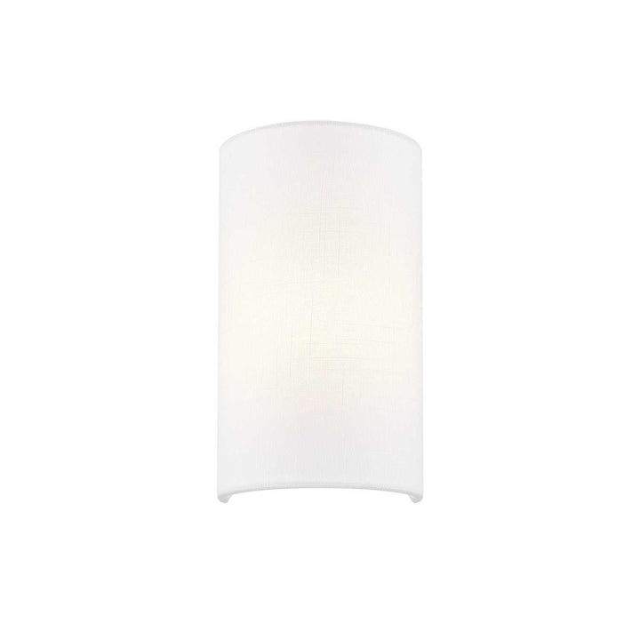 Textile One Light Wall Sconce Justice Designs
