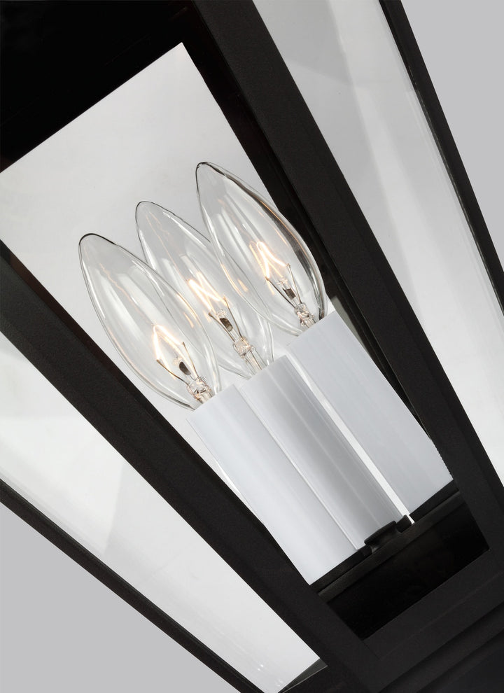 Generation Lighting Canada - 8231-12 - Three Light Outdoor Post Lantern - Brentwood - Black