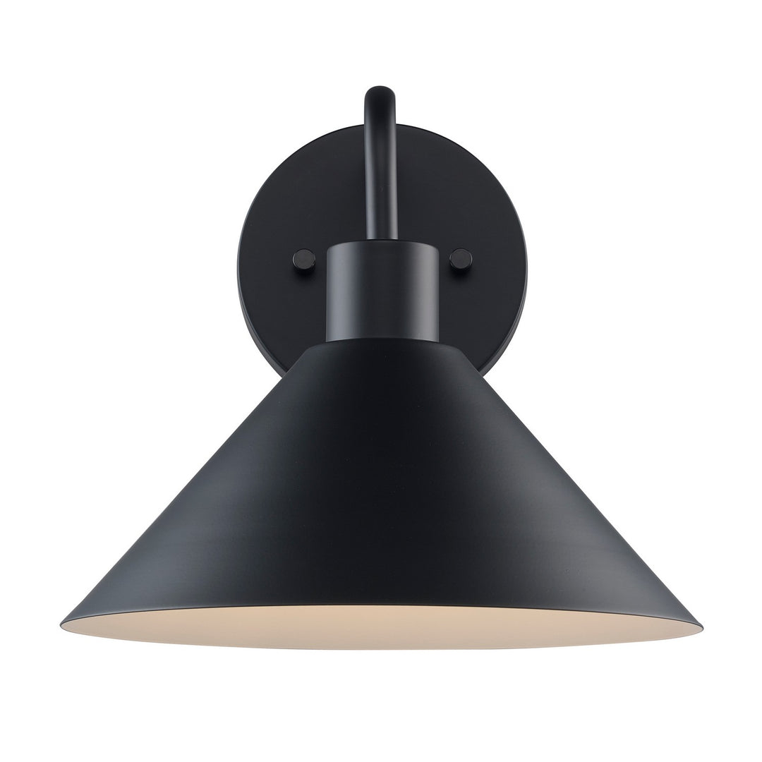 Roscoe One Light Wall Sconce in Black - available from The Lighting Shoppe, trusted by Canadian homeowners