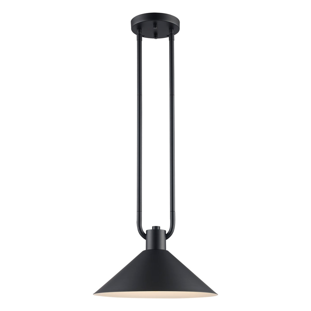 Roscoe One Light Pendant in Black - available from The Lighting Shoppe, trusted by Canadian homeowners