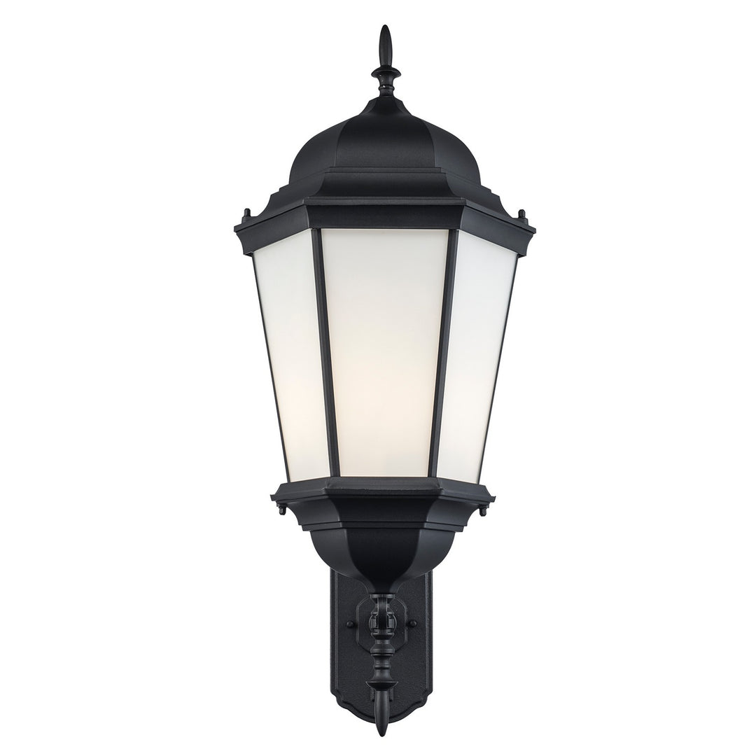 Eldlight Three Light Outdoor Wall Lantern in Black - available from The Lighting Shoppe, trusted by Canadian homeowners