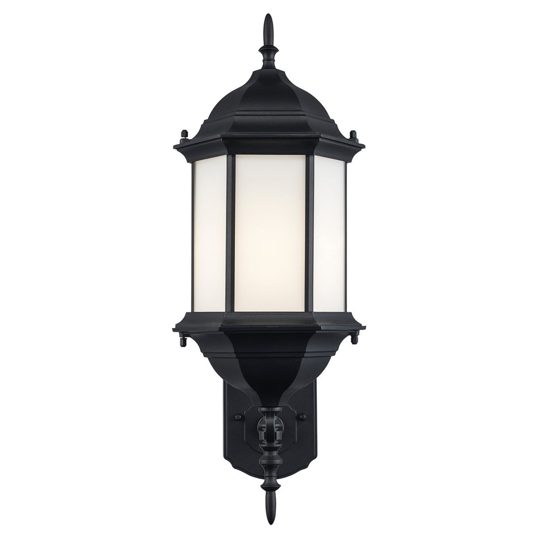 Eldlight One Light Outdoor Wall Lantern in Black - available from The Lighting Shoppe, trusted by Canadian homeowners