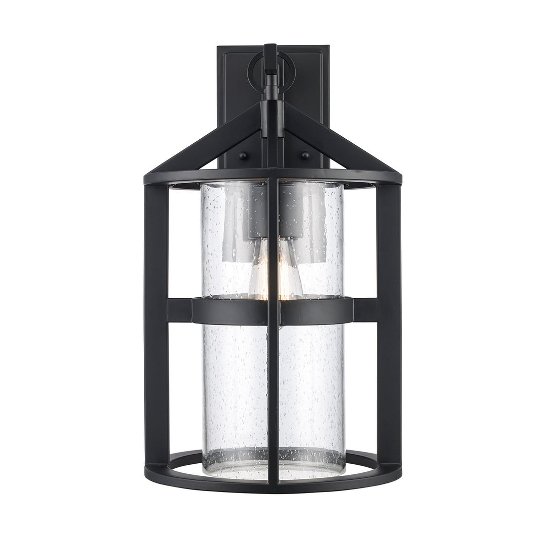 Prado One Light Outdoor Wall Lantern in Black - available from The Lighting Shoppe, trusted by Canadian homeowners