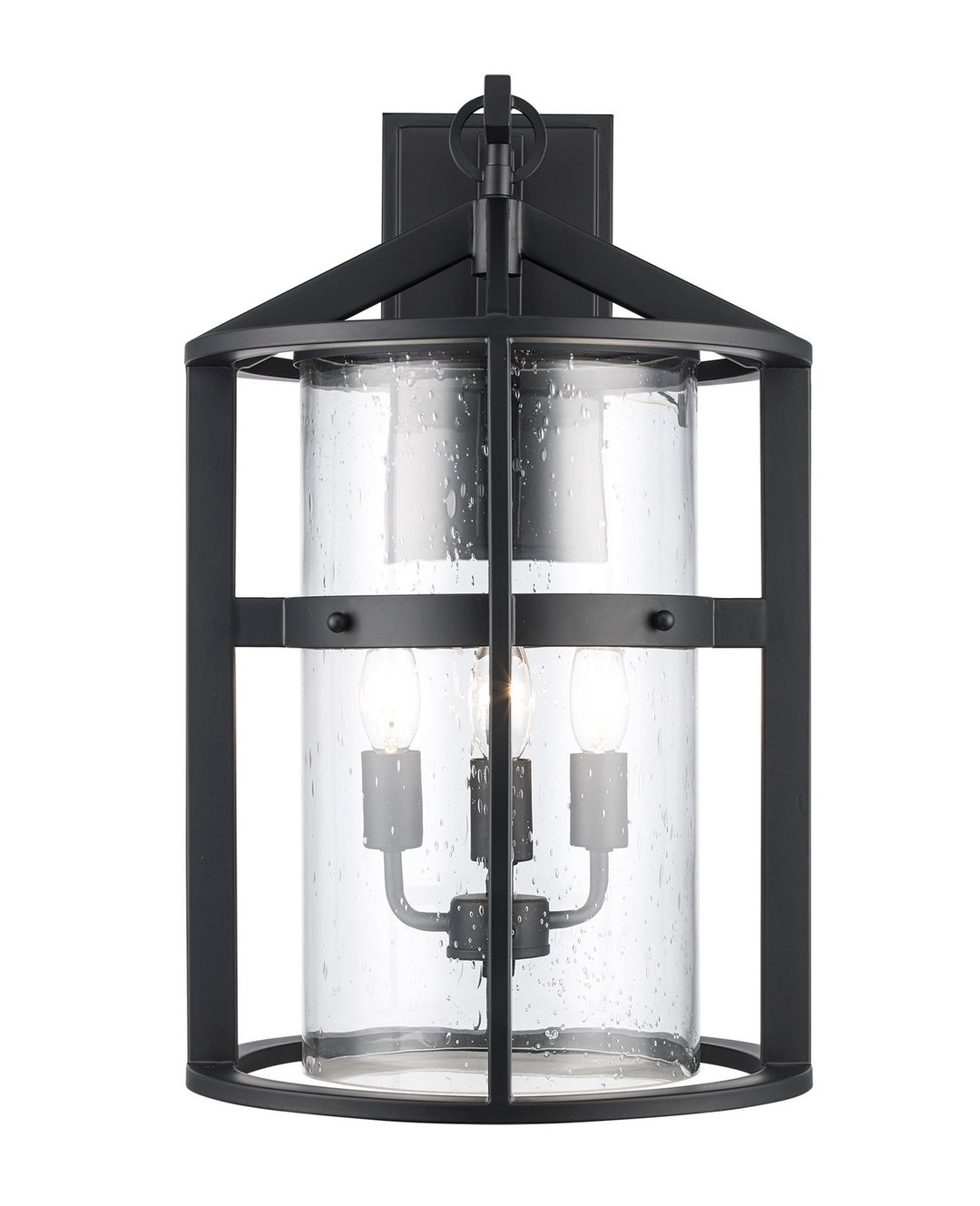 Prado Three Light Outdoor Wall Sconce in Black - available from The Lighting Shoppe, trusted by Canadian homeowners