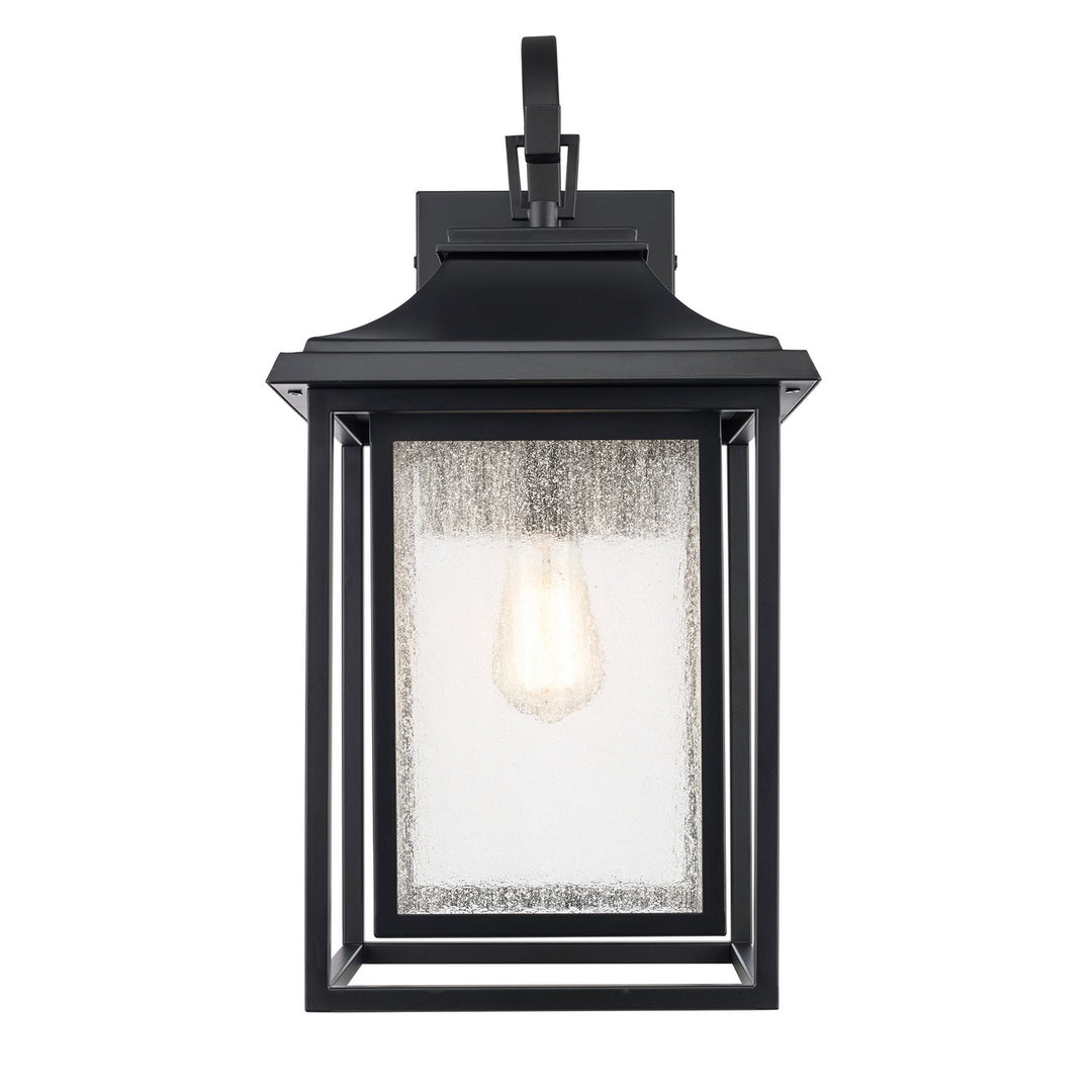 Bosque One Light Outdoor Wall Lantern in Black - available from The Lighting Shoppe, trusted by Canadian homeowners