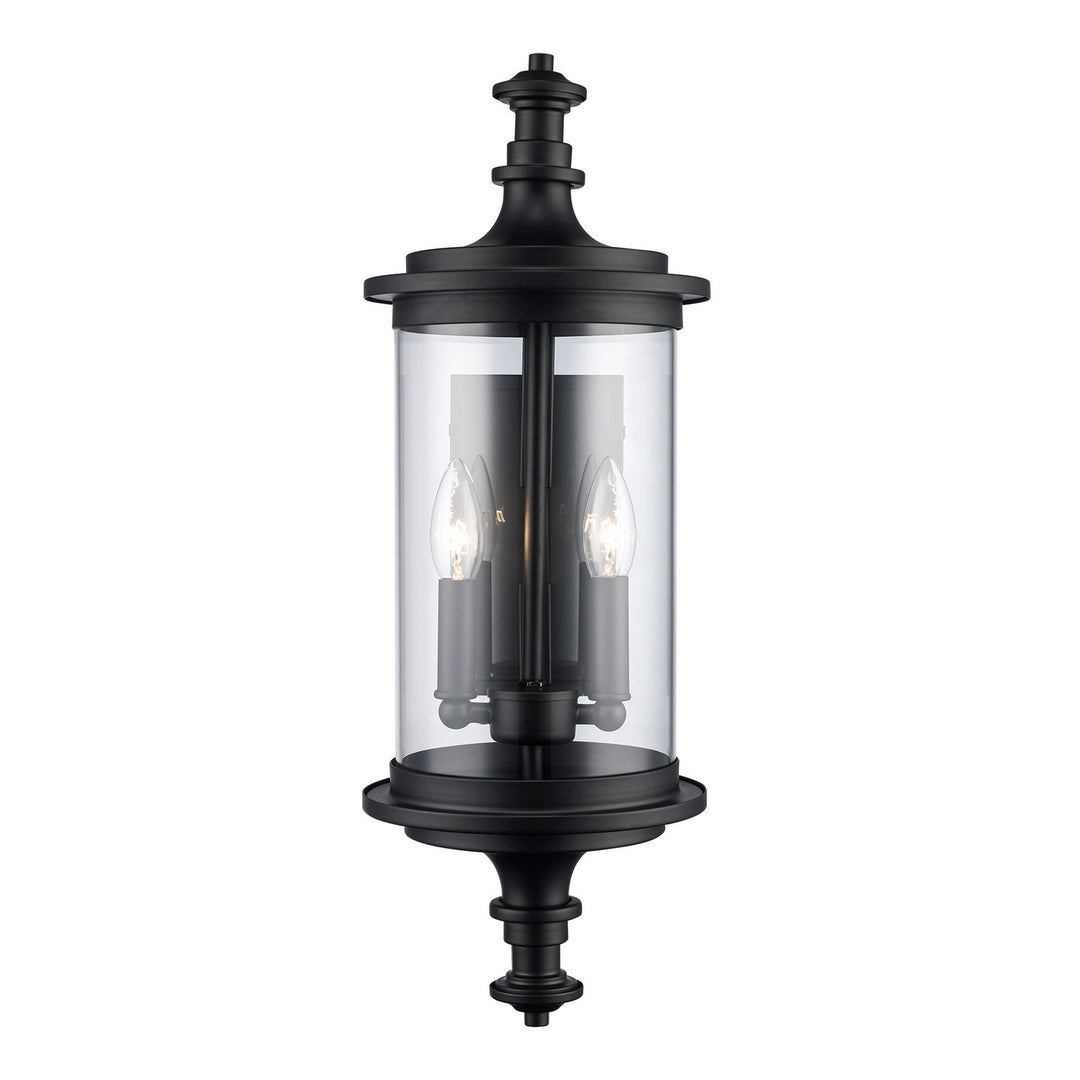 PathLume Two Light Outdoor Wall Lantern in Black - available from The Lighting Shoppe, trusted by Canadian homeowners