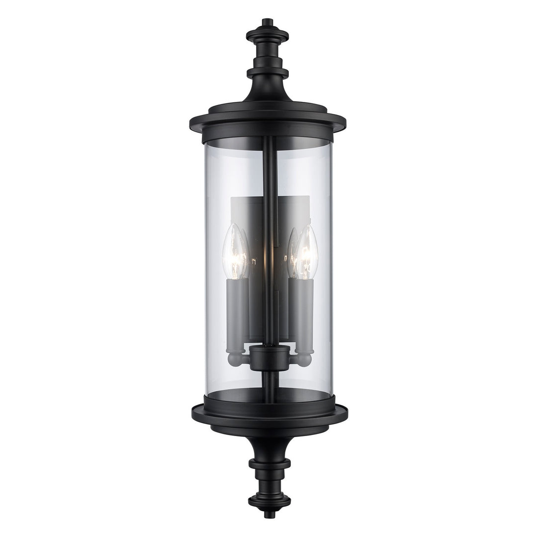 PathLume Two Light Outdoor Wall Lantern in Black - available from The Lighting Shoppe, trusted by Canadian homeowners