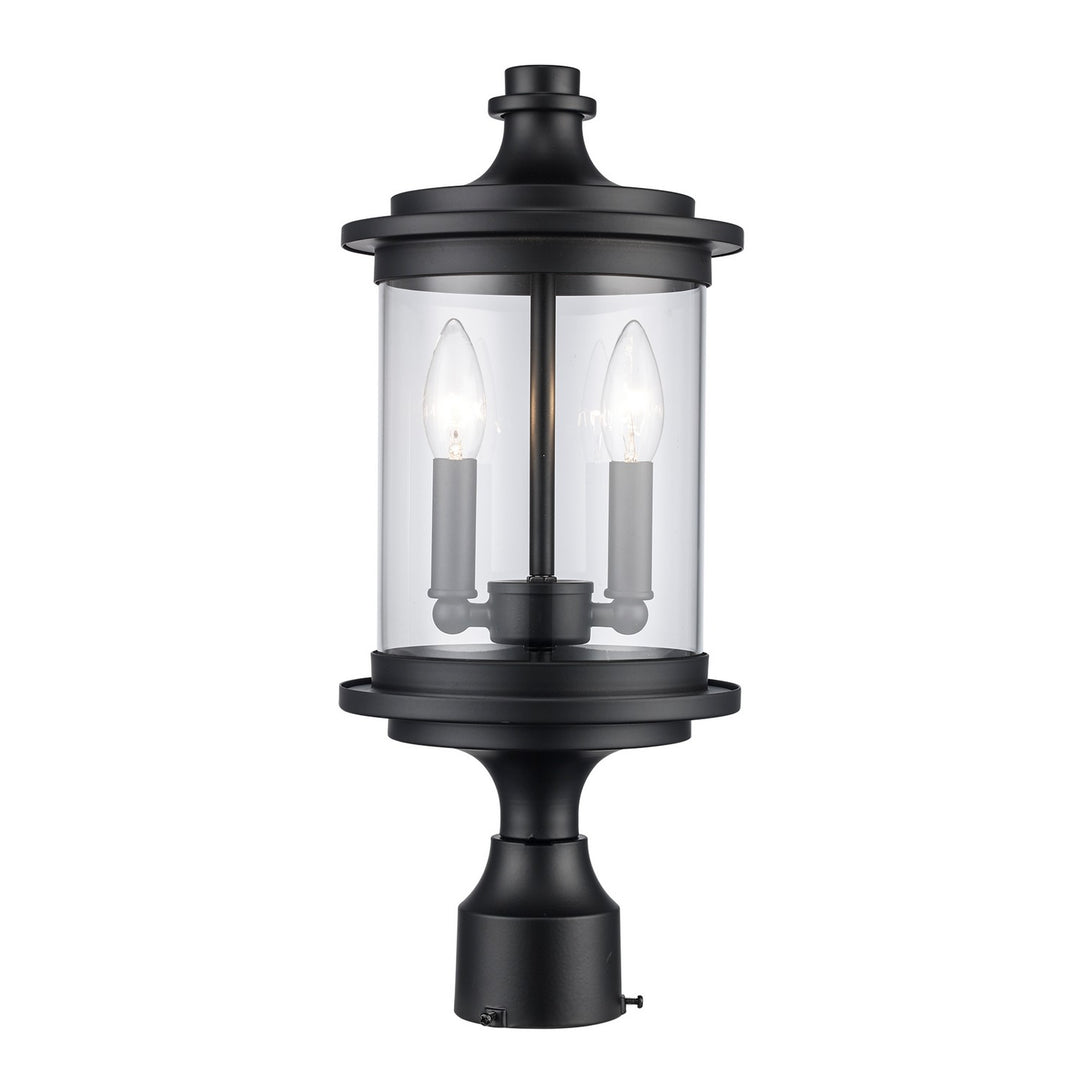PathLume Two Light Outdoor Post Mount in Black - available from The Lighting Shoppe, trusted by Canadian homeowners