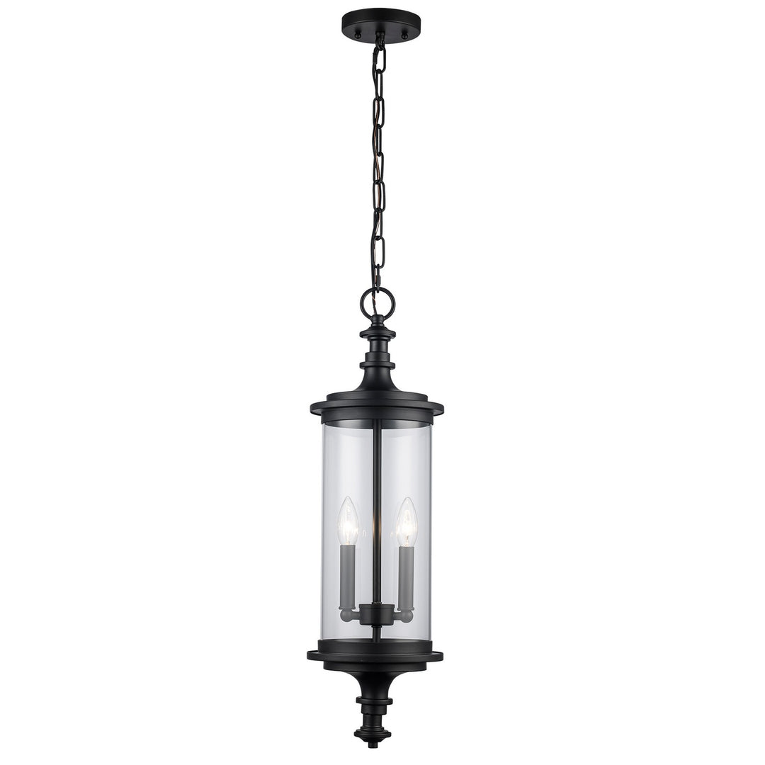 PathLume Two Light Outdoor Pendant in Black - available from The Lighting Shoppe, trusted by Canadian homeowners