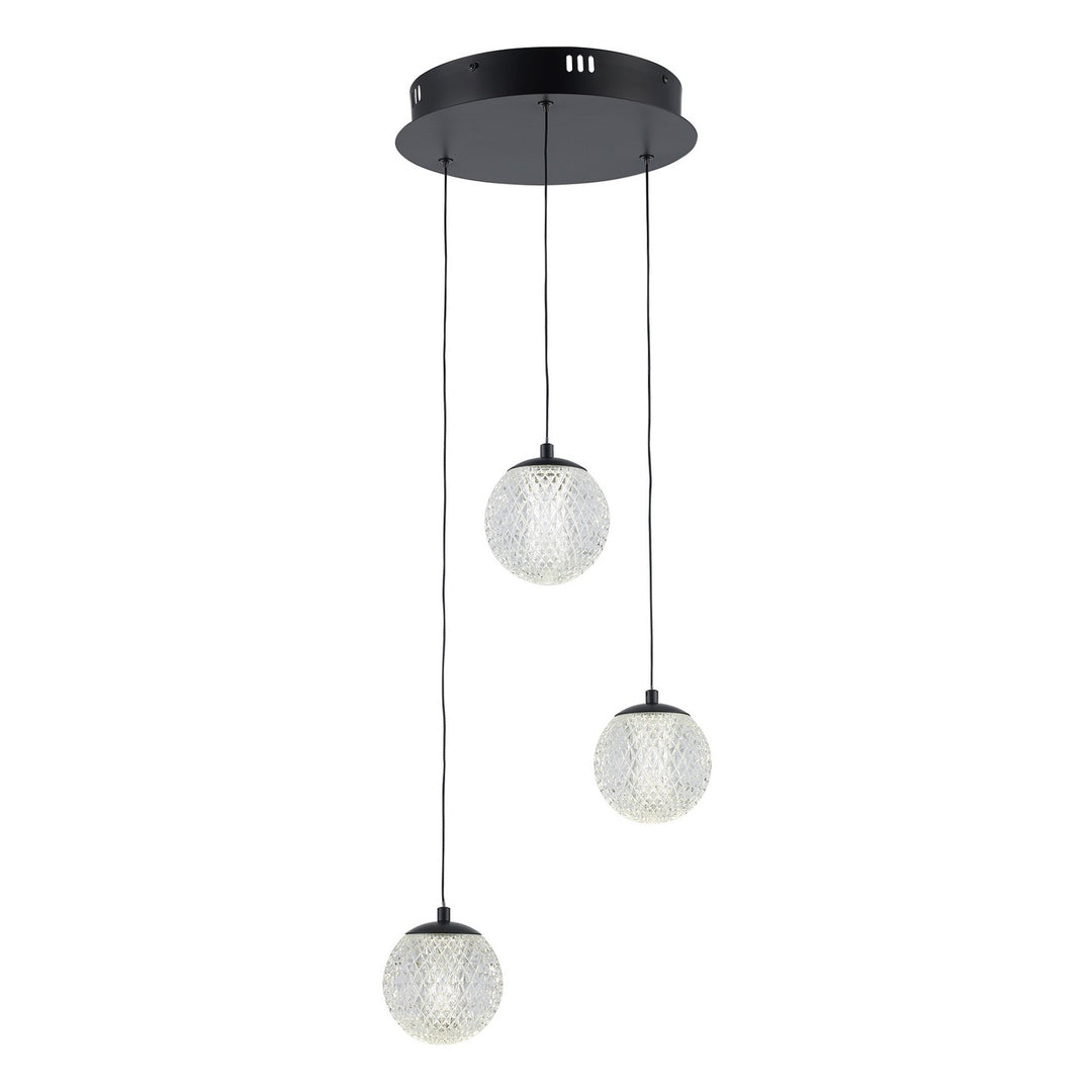Sunburst LED Pendant in Black - available from The Lighting Shoppe, trusted by Canadian homeowners