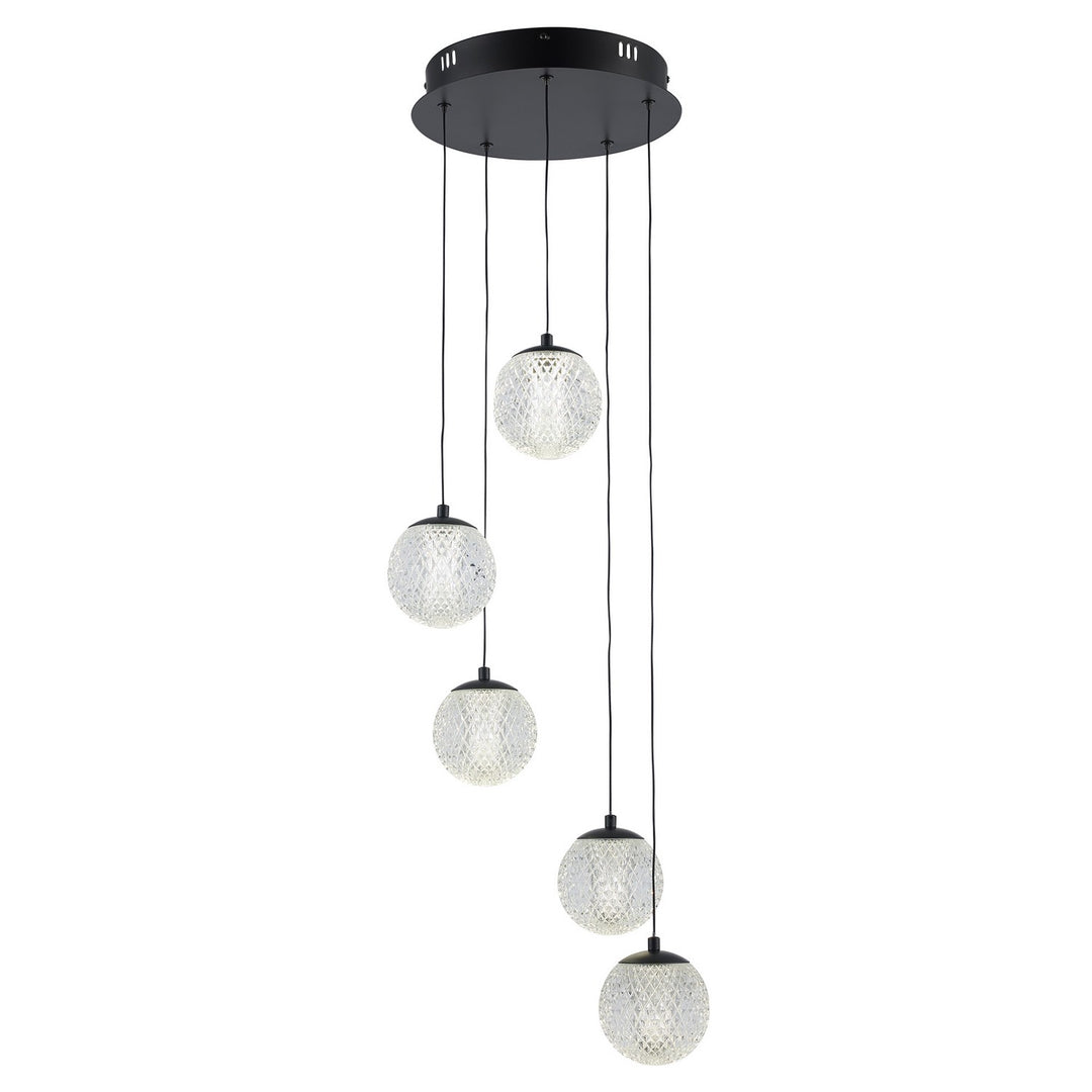 Sunburst LED Pendant in Black - available from The Lighting Shoppe, trusted by Canadian homeowners