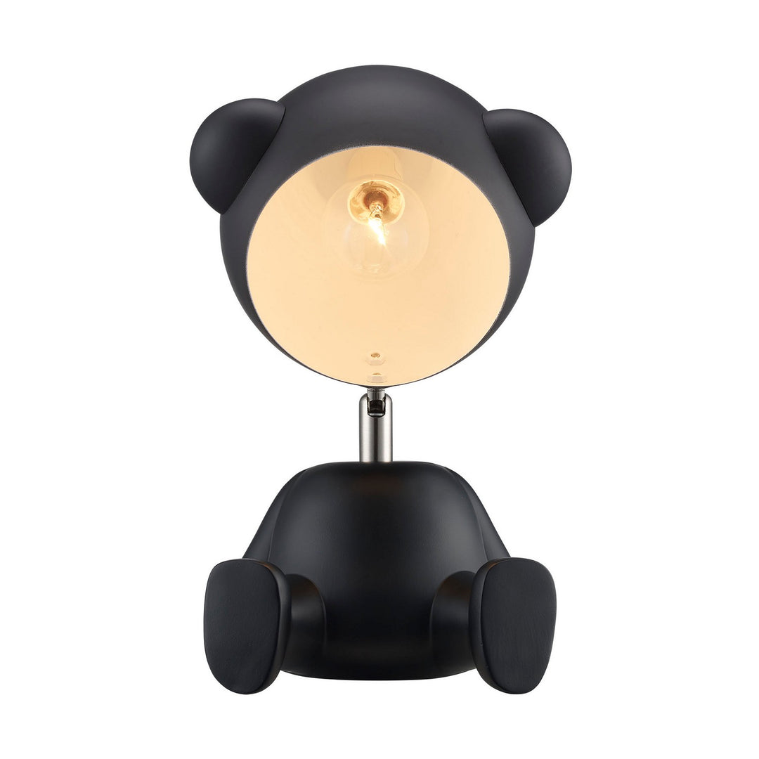 Teddy One Light Bear Lamp in Black - available from The Lighting Shoppe, trusted by Canadian homeowners