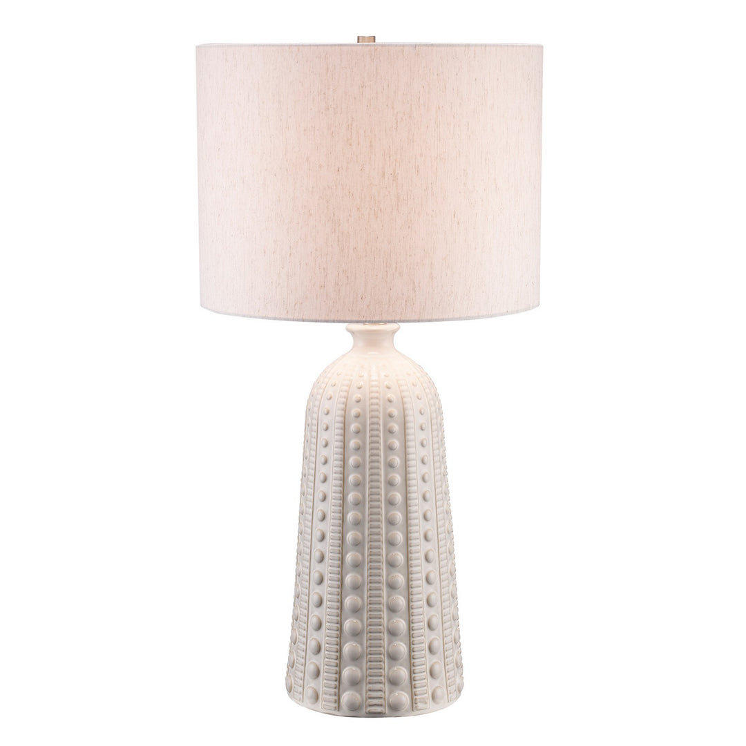 Barnie One Light Table Lamp in White - available from The Lighting Shoppe, trusted by Canadian homeowners