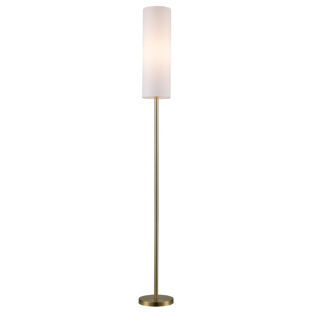 Dorris One Light Floor Lamp in Antique Gold - available from The Lighting Shoppe, trusted by Canadian homeowners