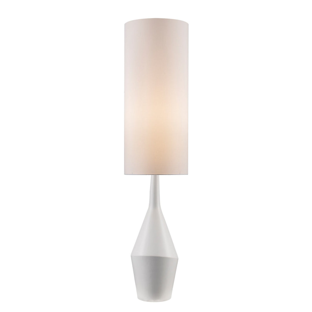 Clive One Light Floor Lamp in White - available from The Lighting Shoppe, trusted by Canadian homeowners