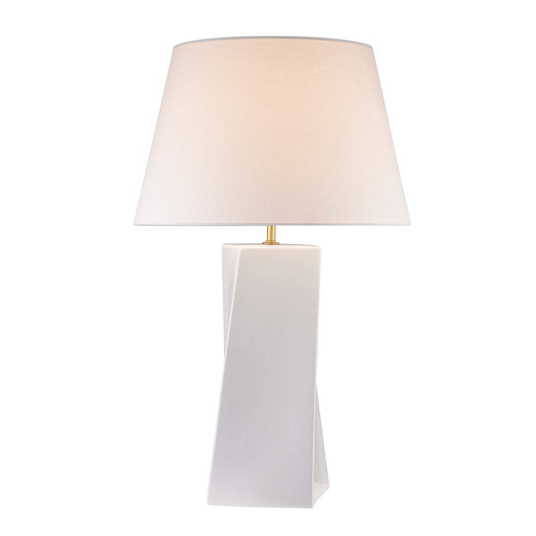 Bennett One Light Table Lamp in White - available from The Lighting Shoppe, trusted by Canadian homeowners