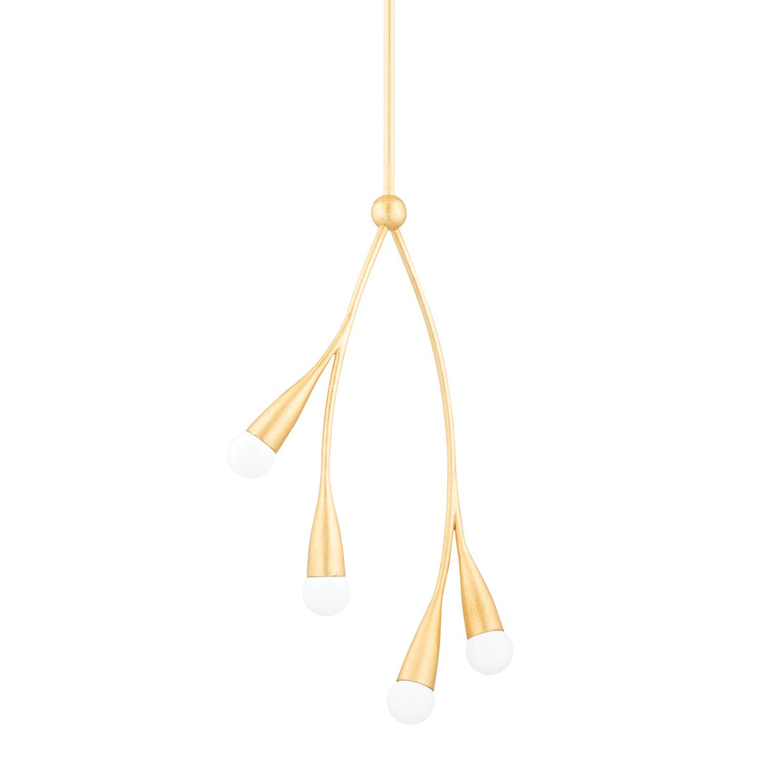 Elsa Four Light Pendant in Gold Leaf - available from The Lighting Shoppe, trusted by Canadian homeowners
