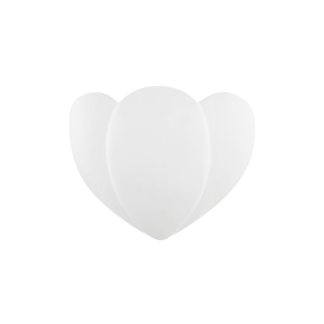 Tuli Two Light Wall Sconce in Aged Brass/Ceramic Satin White - available from The Lighting Shoppe, trusted by Canadian homeowners