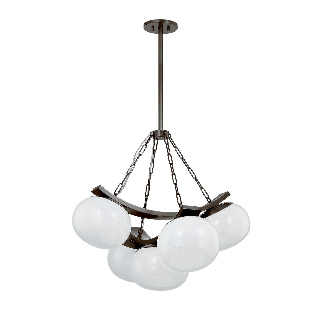 Hudson Valley Canada - 2105-DB - Five Light Chandelier - Duxbury - Distressed Bronze