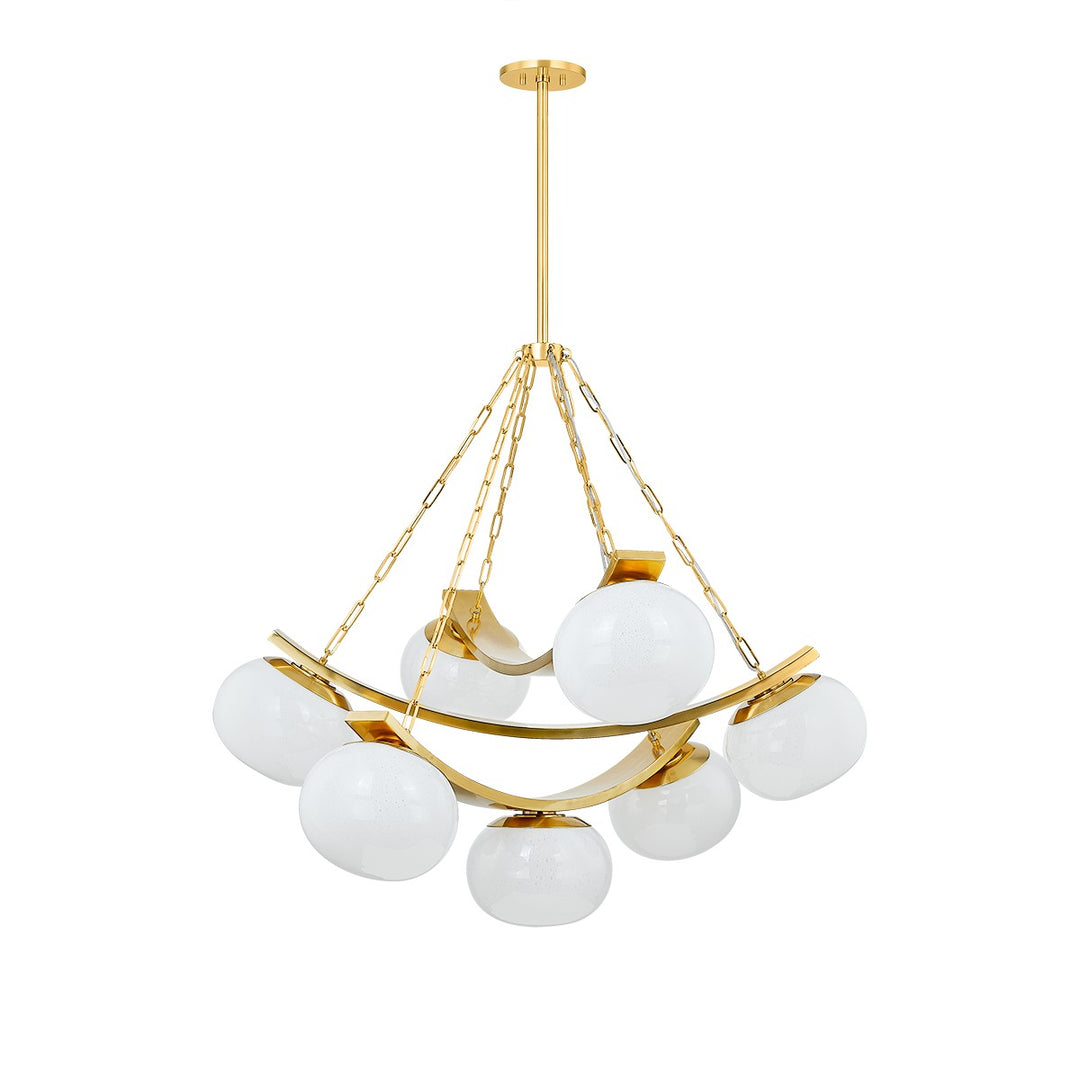 Hudson Valley Canada - 2107-AGB - Seven Light Chandelier - Duxbury - Aged Brass