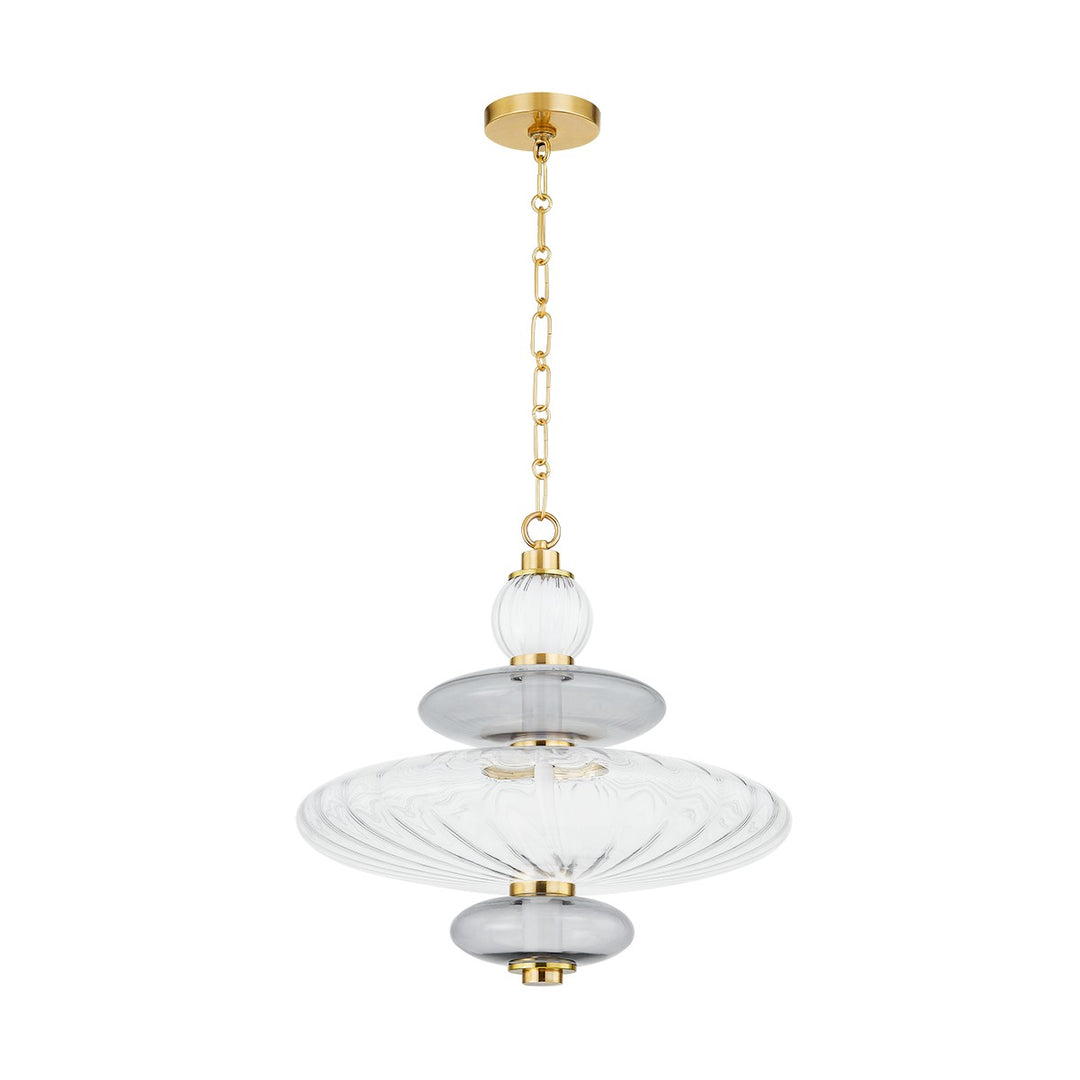 Williams LED Pendant in Aged Brass - available from The Lighting Shoppe, trusted by Canadian homeowners