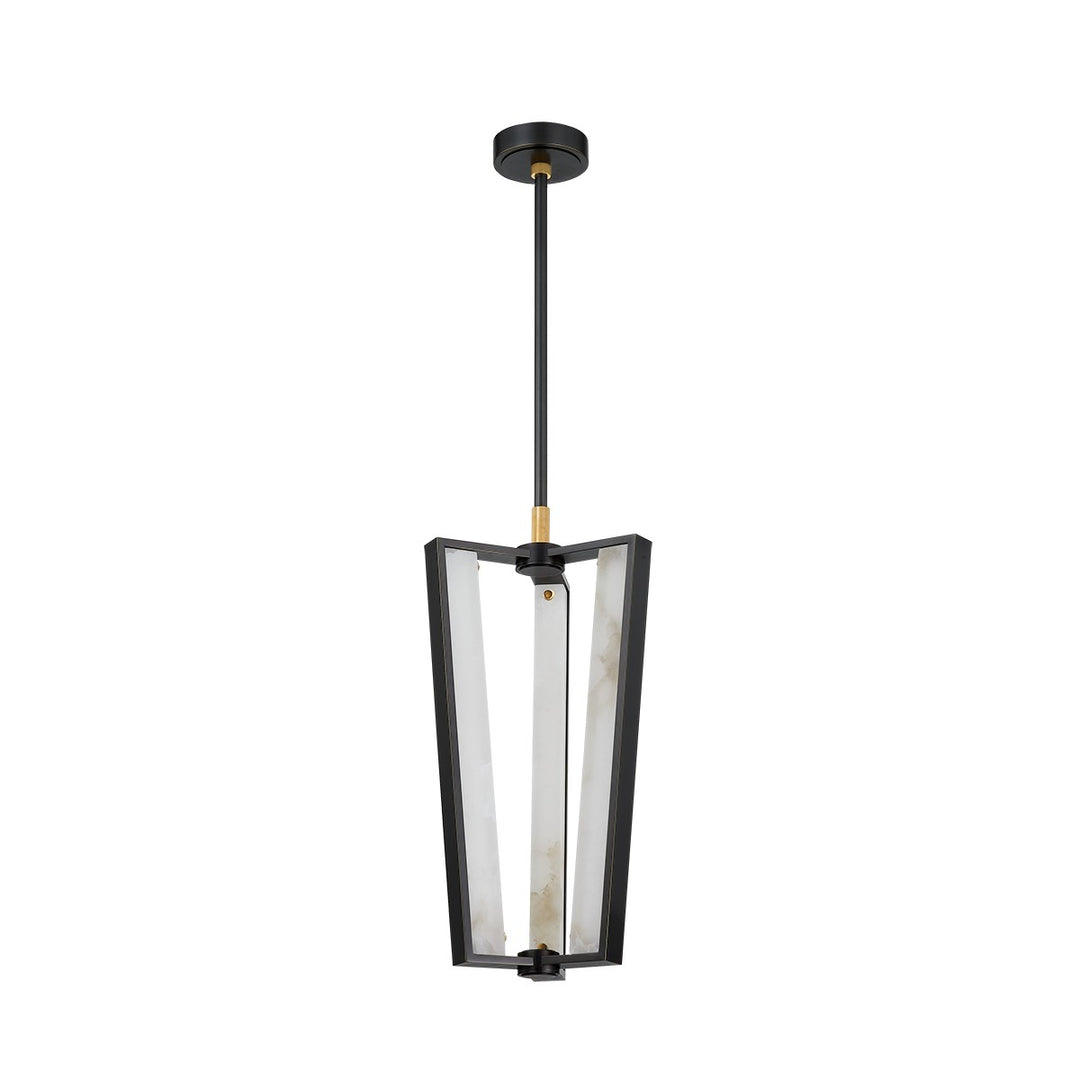 Hudson Valley Canada - 4053-AGB/DB - LED Pendant - Edgemere - Aged Brass