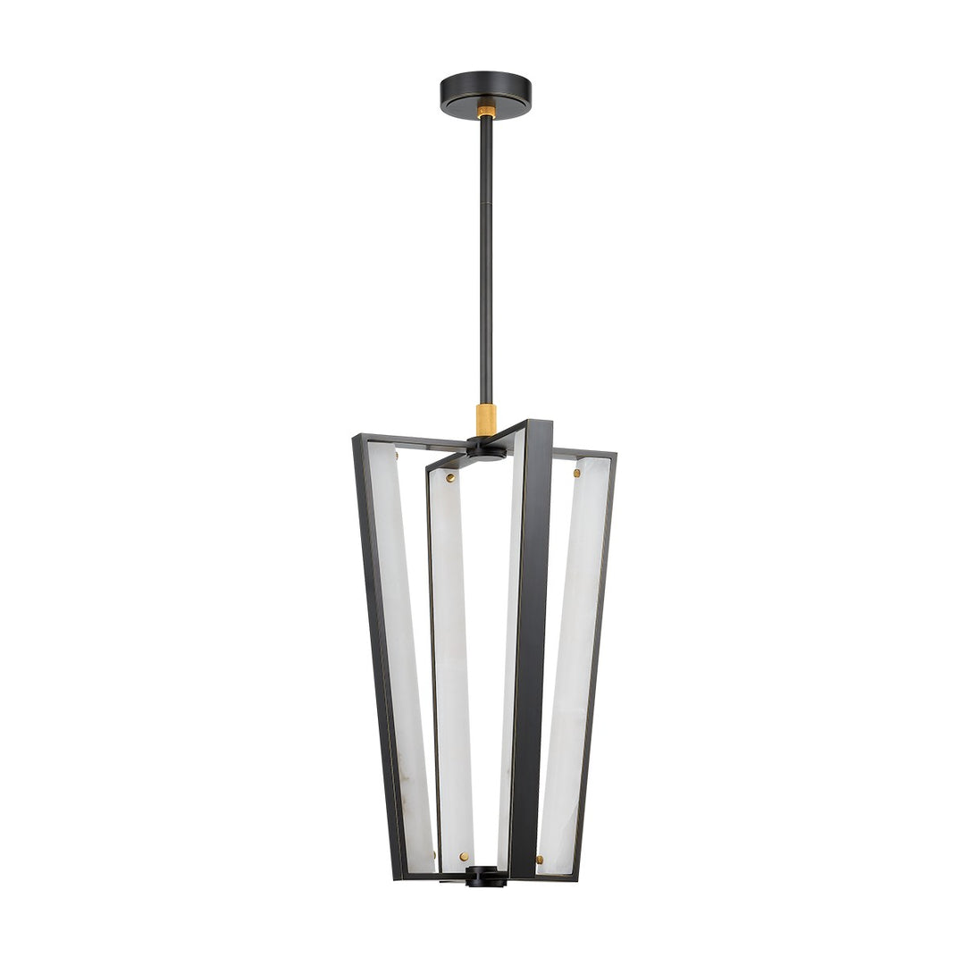 Hudson Valley Canada - 4054-AGB/DB - LED Pendant - Edgemere - Aged Brass