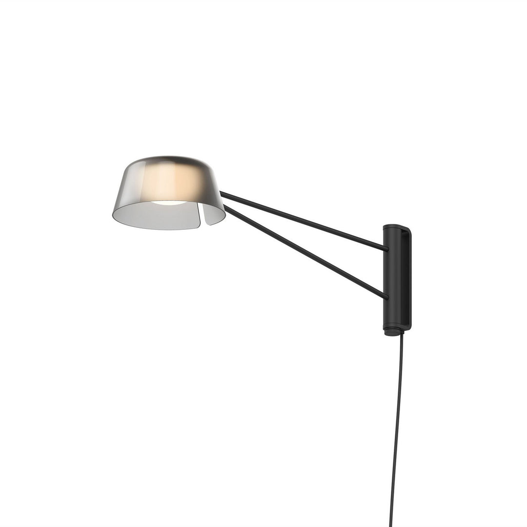 Ray LED Wall Lamp in Satin Black - available from The Lighting Shoppe, trusted by Canadian homeowners