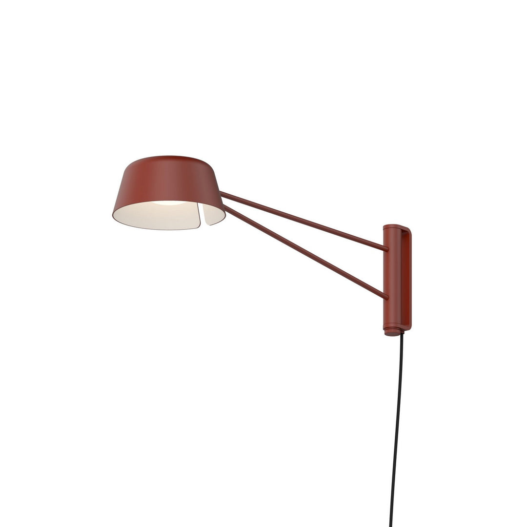Ray LED Wall Lamp in Oxide Red - available from The Lighting Shoppe, trusted by Canadian homeowners