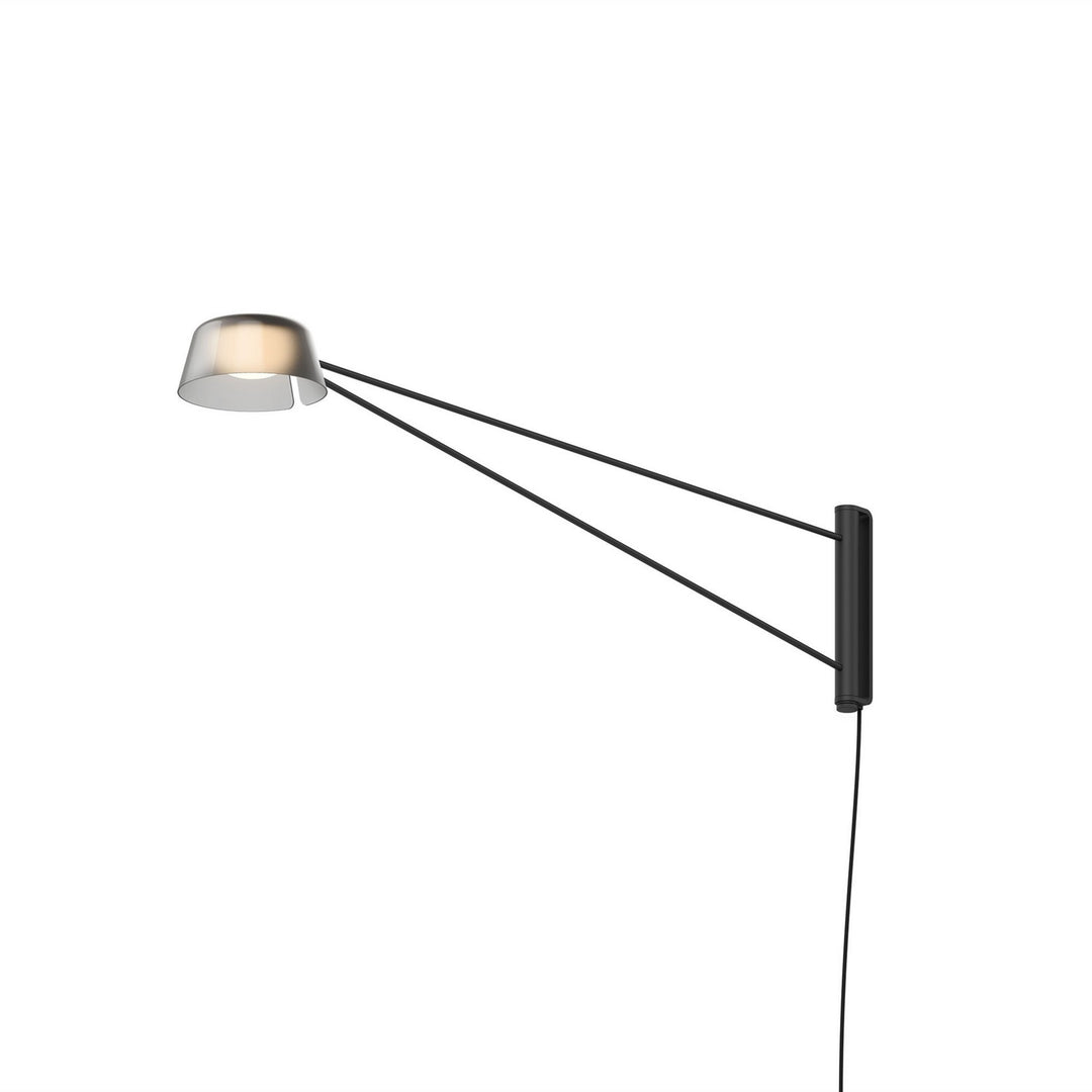 Ray LED Wall Lamp in Satin Black - available from The Lighting Shoppe, trusted by Canadian homeowners