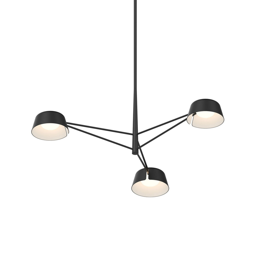 Ray LED Pendant in Satin Black - available from The Lighting Shoppe, trusted by Canadian homeowners