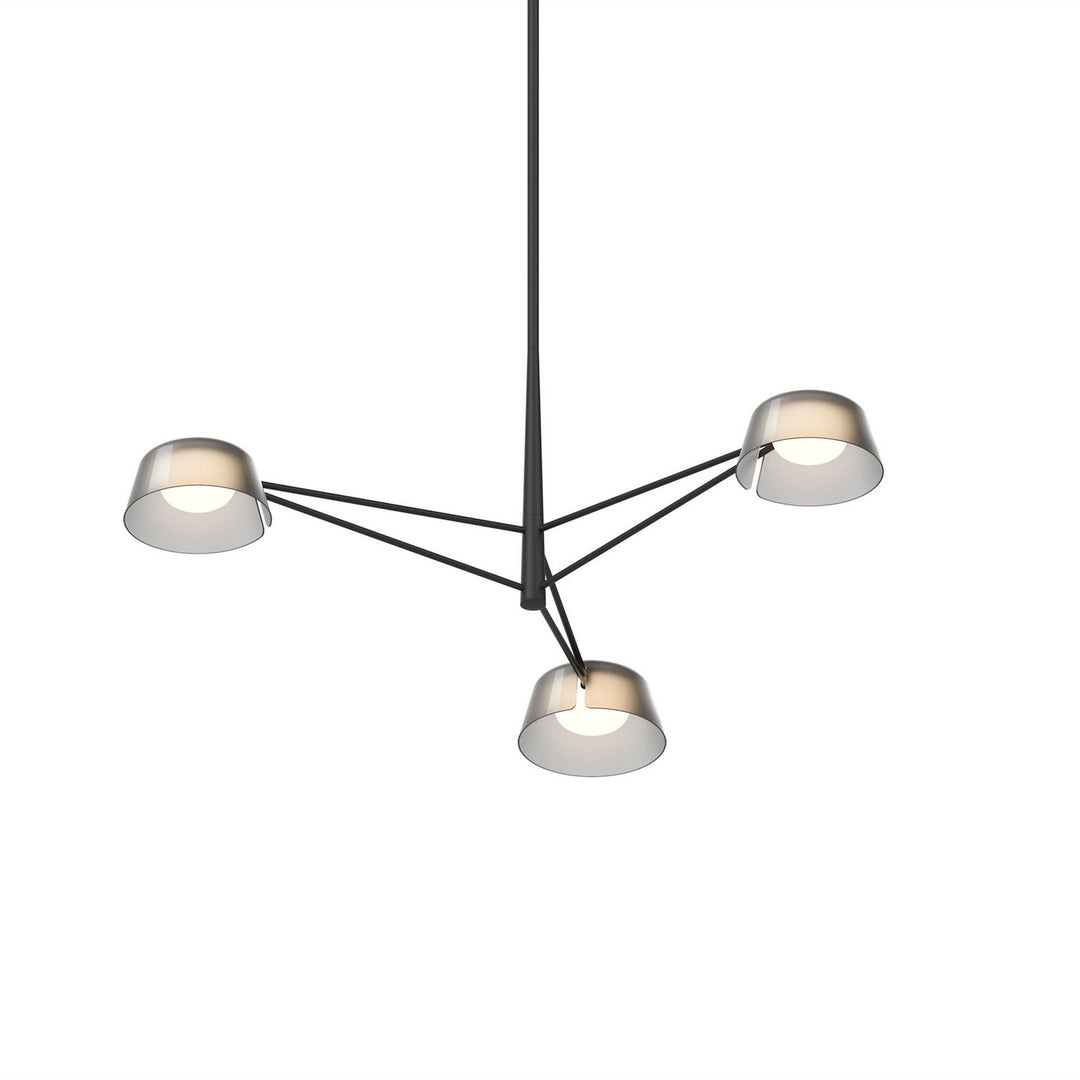 Ray LED Pendant in Satin Black - available from The Lighting Shoppe, trusted by Canadian homeowners